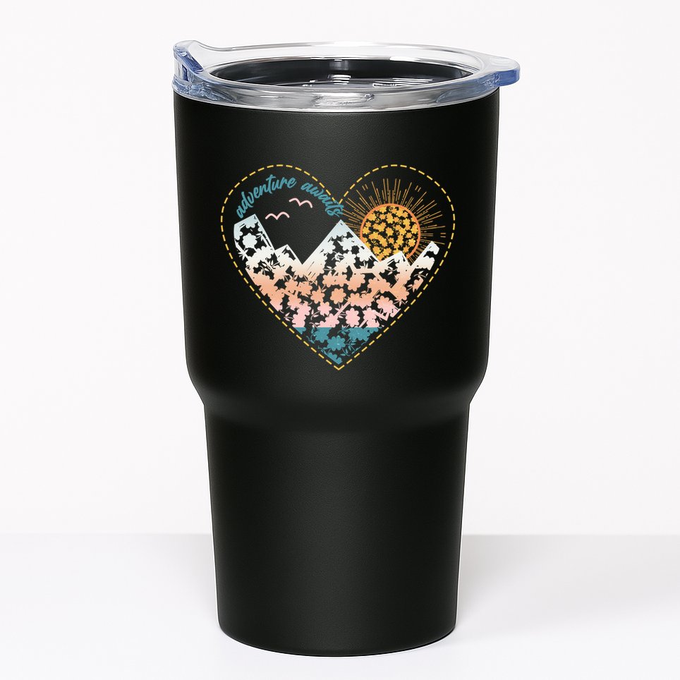 Adventure Awaits Nature Cute Wilderness Tumbler