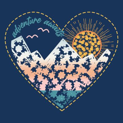 Adventure Awaits Nature Cute Wilderness T-Shirt