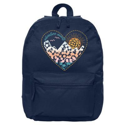 Adventure Awaits Nature Cute Wilderness 16 in Basic Backpack