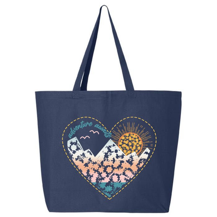 Adventure Awaits Nature Cute Wilderness 25L Jumbo Tote
