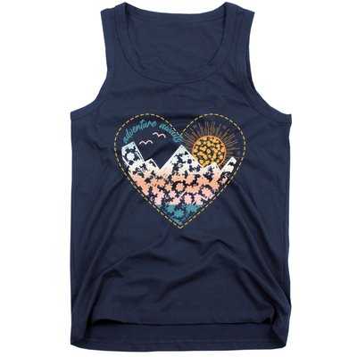 Adventure Awaits Nature Cute Wilderness Tank Top