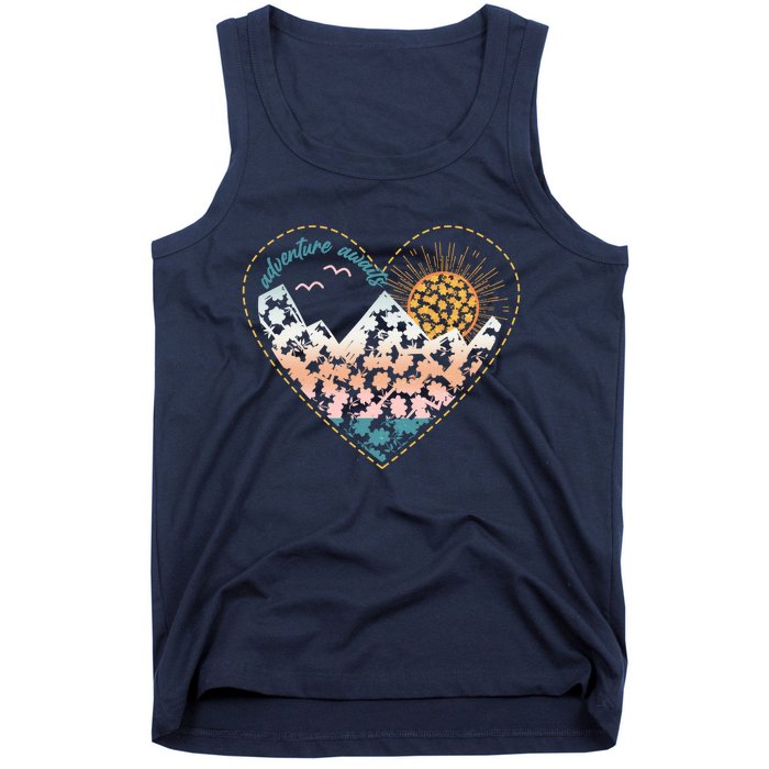 Adventure Awaits Nature Cute Wilderness Tank Top