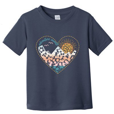 Adventure Awaits Nature Cute Wilderness Toddler T-Shirt
