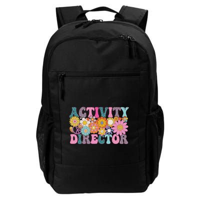 Activity Director Week Groovy Appreciation Day For Daily Commute Backpack