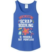 A Day Without Scrapbooking Scrapbooking Gift Ladies Essential Tank