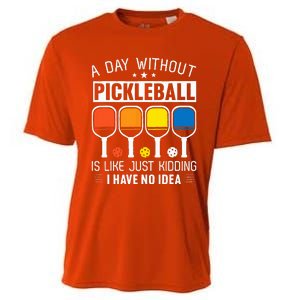 A Day Without Pickleball Cooling Performance Crew T-Shirt