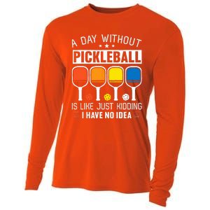 A Day Without Pickleball Cooling Performance Long Sleeve Crew