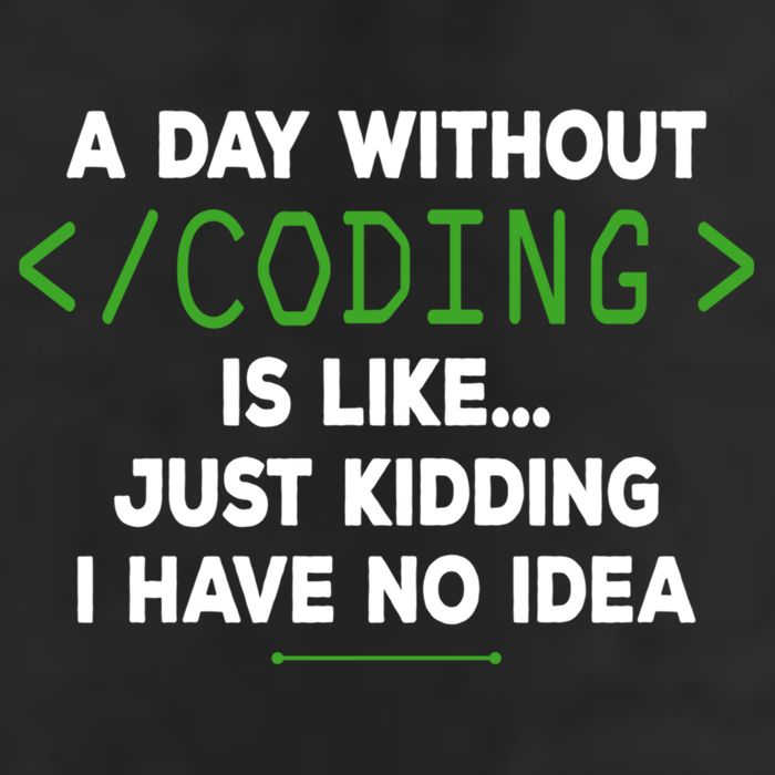 A Day Without Coding Funny Computer Programmer Coder Gift Adult Drive Performance Visor