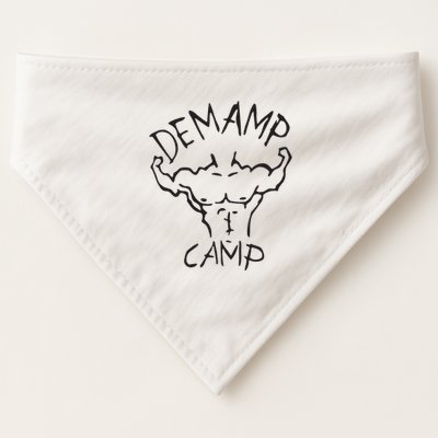 Adam Devine Workaholic Demamp Camp USA-Made Doggie Bandana