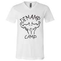 Adam Devine Workaholic Demamp Camp V-Neck T-Shirt