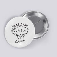 Adam Devine Workaholic Demamp Camp Button