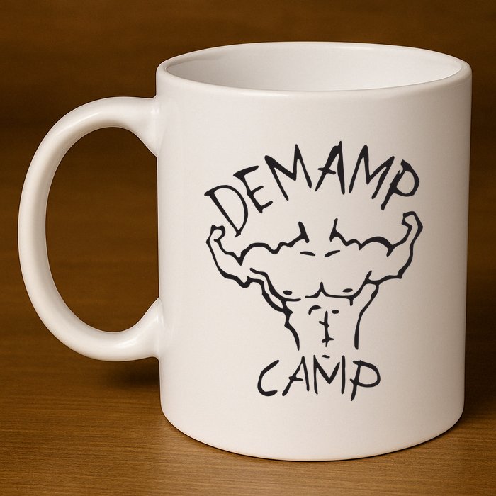 Adam Devine Workaholic Demamp Camp 11oz C Handle Ceramic Mug