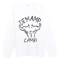 Adam Devine Workaholic Demamp Camp Premium Crewneck Sweatshirt