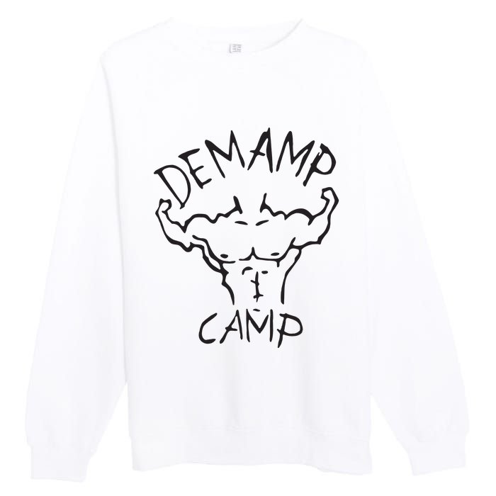 Adam Devine Workaholic Demamp Camp Premium Crewneck Sweatshirt