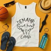 Adam Devine Workaholic Demamp Camp Tank Top