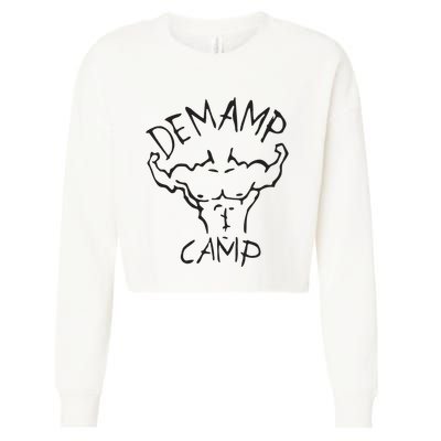 Adam Devine Workaholic Demamp Camp Cropped Pullover Crew