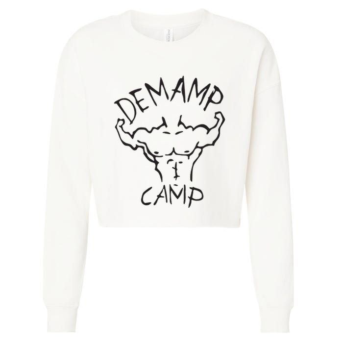Adam Devine Workaholic Demamp Camp Cropped Pullover Crew