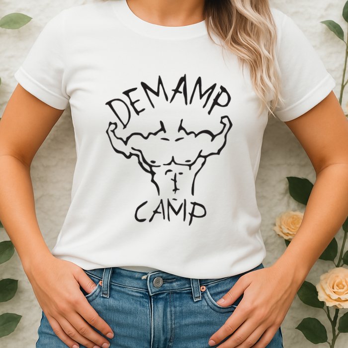Adam Devine Workaholic Demamp Camp Womens T-Shirt