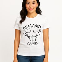 Adam Devine Workaholic Demamp Camp Womens T-Shirt