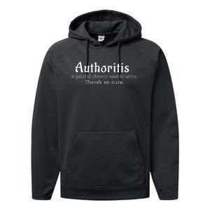 Author Definition Writer Author Editor Performance Fleece Hoodie