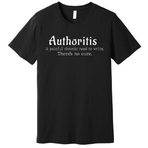 Author Definition Writer Author Editor Premium T-Shirt