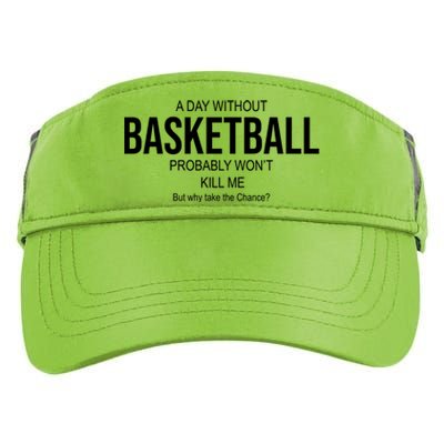 A Day Without Basketball Adult Drive Performance Visor