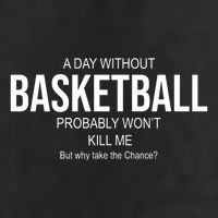 A Day Without Basketball 7 Panel Mesh Trucker Snapback Hat
