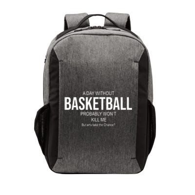 A Day Without Basketball Vector Backpack