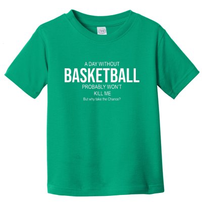 A Day Without Basketball Toddler T-Shirt