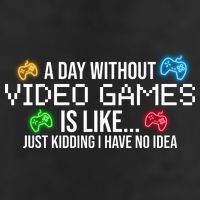 A Day Without Video Games Funny Gamer Adult Drive Performance Visor