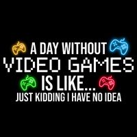 A Day Without Video Games Funny Gamer Wool Snapback Cap