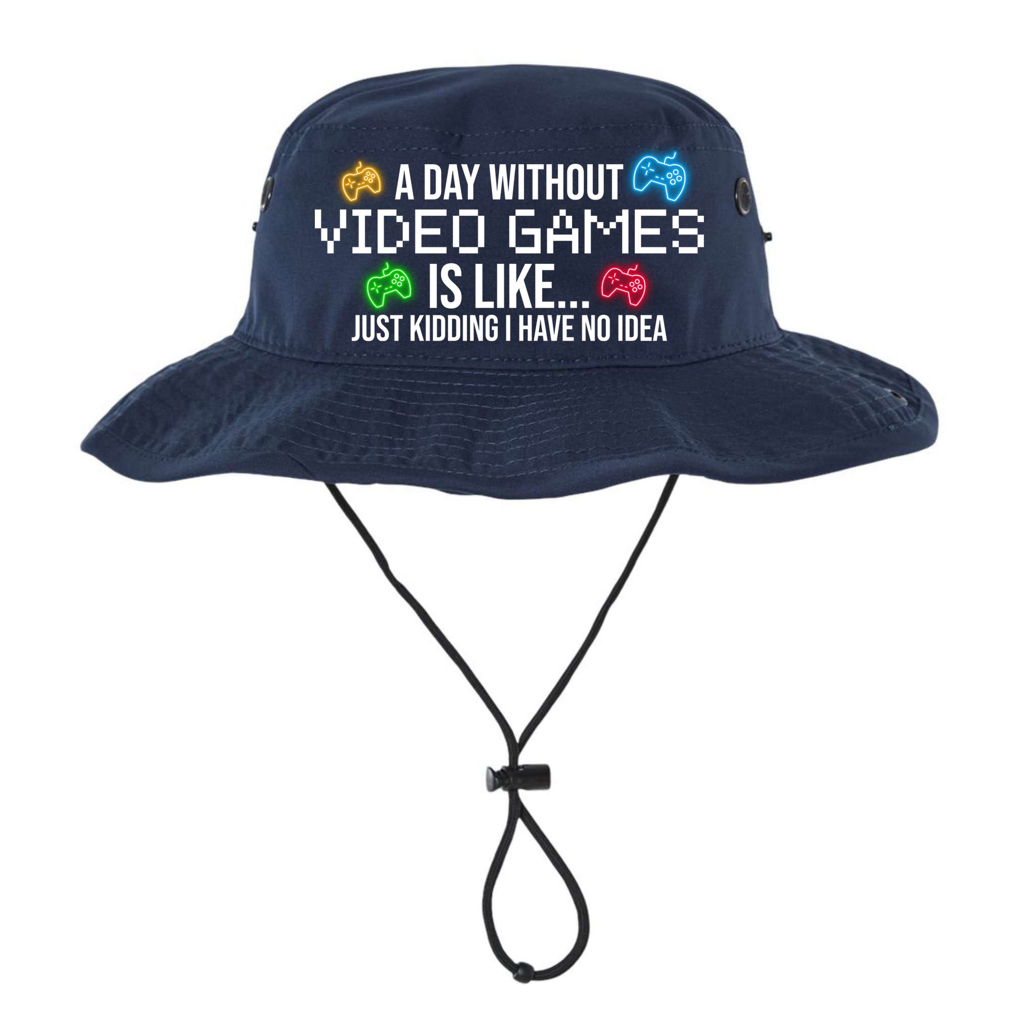 A Day Without Video Games Funny Gamer Bucket Hat