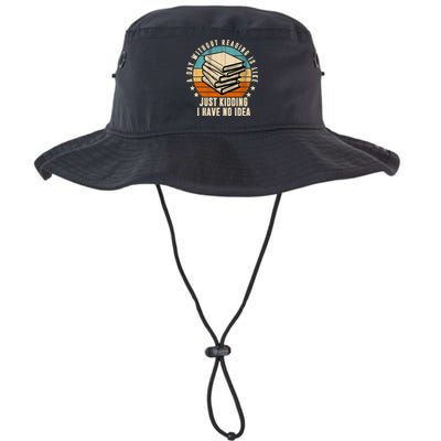 A Day Without Reading Is Like Just Kidding I Have No Idea Legacy Cool Fit Booney Bucket Hat