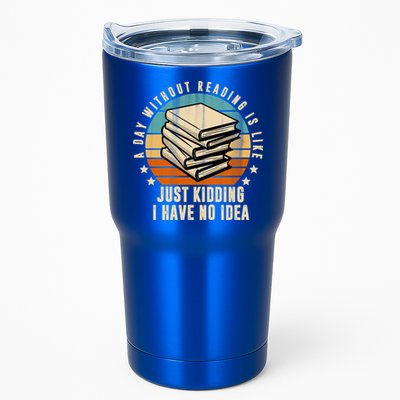 A Day Without Reading Is Like Just Kidding I Have No Idea Tumbler