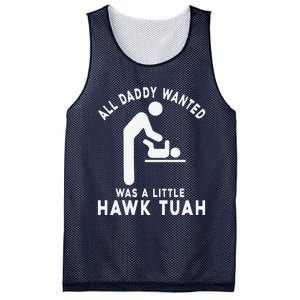 All Daddy Wanted Was Little Funny Dad Mesh Reversible Basketball Jersey Tank