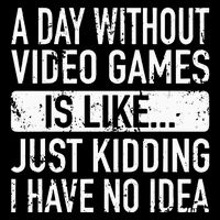 A Day Without Video Games Is Like Video Gamer Gaming Sustainable Bucket Hat