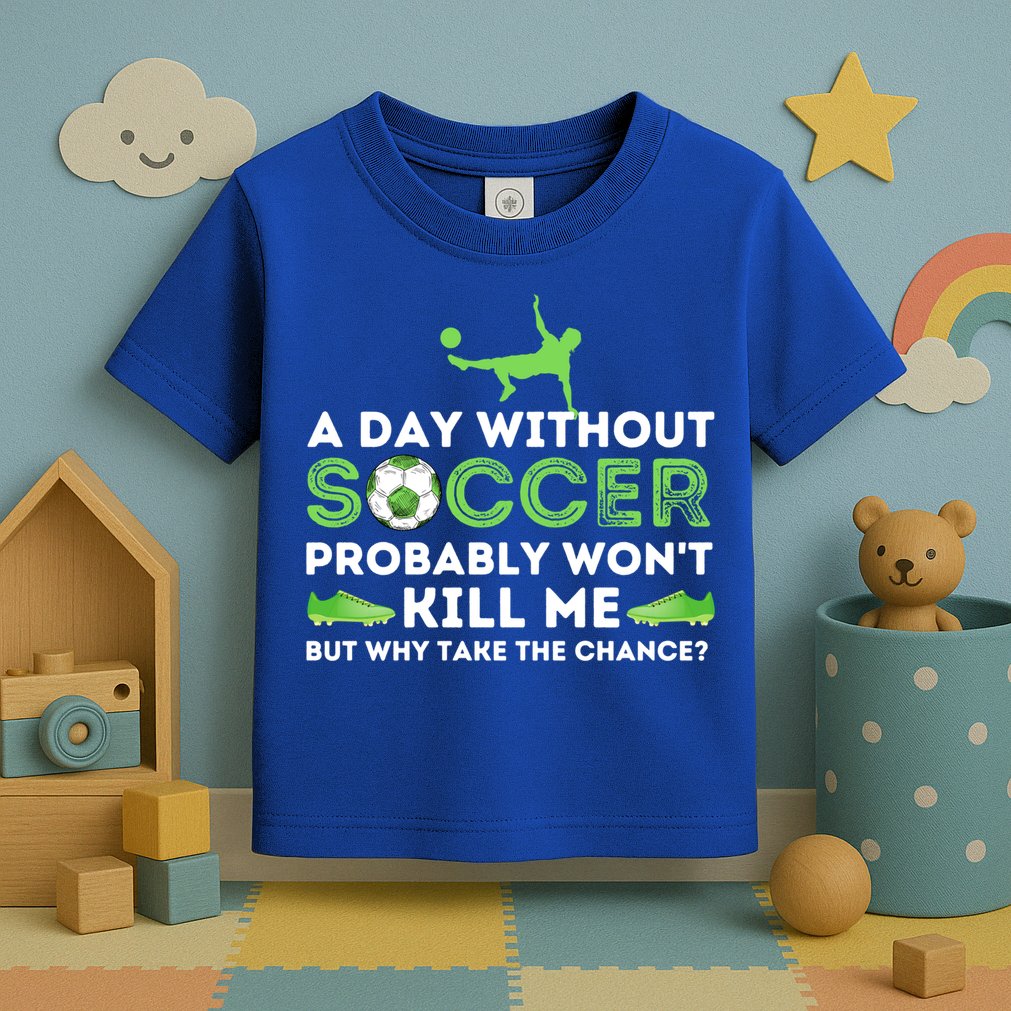 A Day Without Soccer Great Gift Soccer Lover Gift Toddler T-Shirt