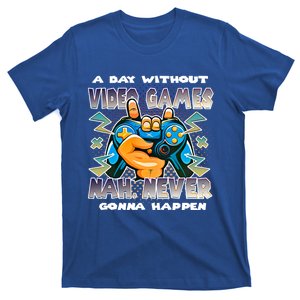 A Day Without Video Games Gamer Funny Gaming Gift T-Shirt