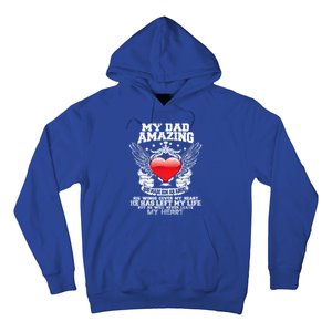 Amazing Dad Wings Cover My Heart Fathers Remembrance Gift Hoodie