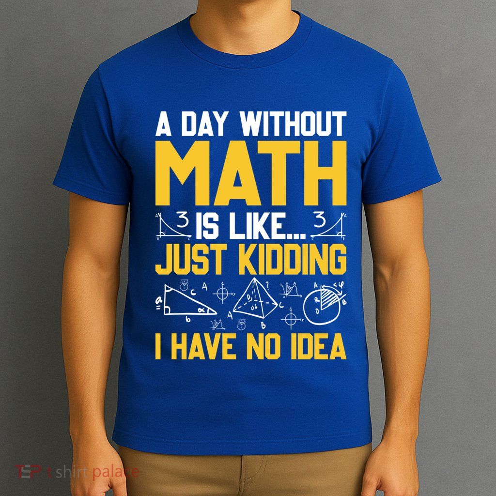 A Day Without Math Is Like Just Ding Great Gift T-Shirt