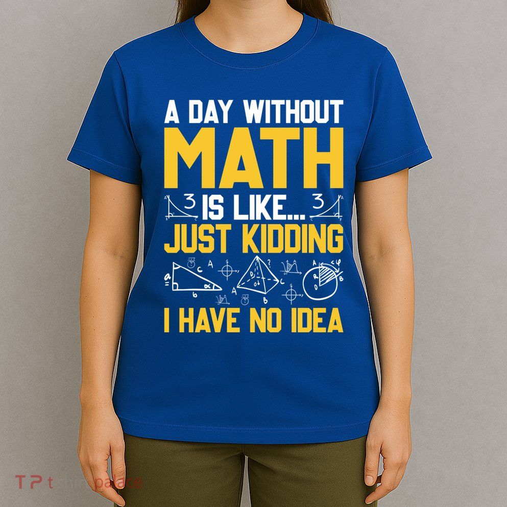 A Day Without Math Is Like Just Ding Great Gift T-Shirt