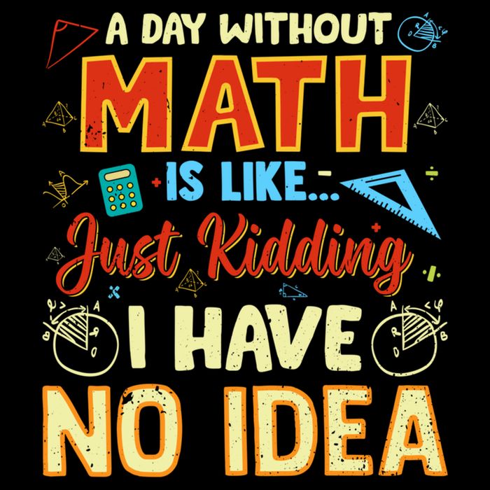 A Day Without Math Is Like Just Ding Funny Gift Drawstring Bag