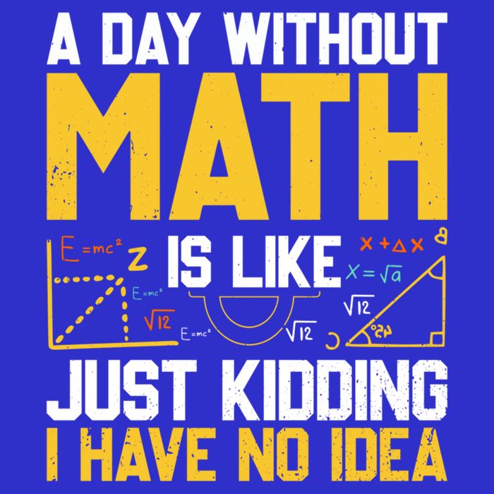 A Day Without Math Is Like Just Ding Gift Button