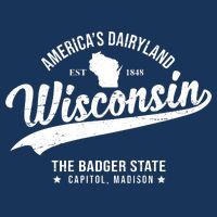 Americas Dairyland Wisconsin Est 1848 Vintage Button