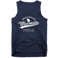 Americas Dairyland Wisconsin Est 1848 Vintage Tank Top