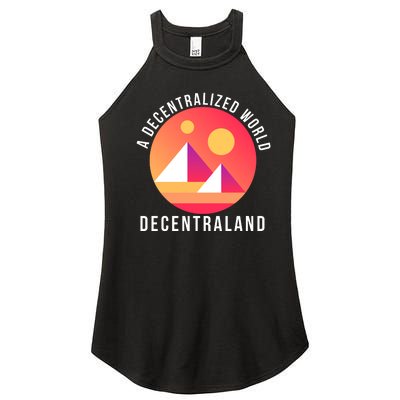 A Decentralized World Decentraland, MANA Women’s Perfect Tri Rocker Tank