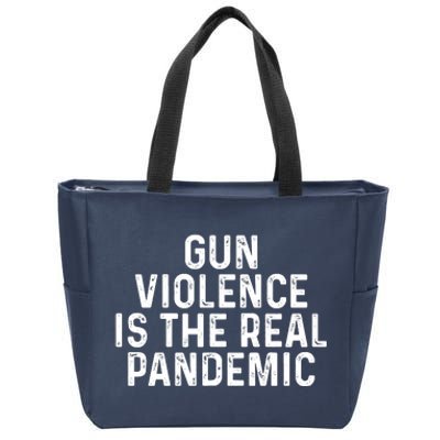 Awareness Day Wear Orange Enough End Gun Violence Anti Gun #ENOUGH Zip Tote Bag