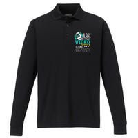 A Day Without Video Games Is Like Funny Gaming Gamer Performance Long Sleeve Polo