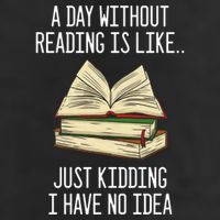 A Day Without Reading Is Like Just Ding With No Idea Gift Knit Cap Winter Beanie