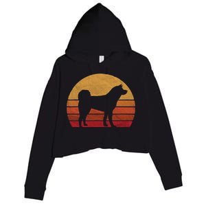 Akita Dog Walker Veterinarian Dog Funny animal Crop Fleece Hoodie